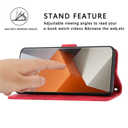 For Xiaomi Redmi Note 13 Pro+ 5G Case Imprinted Line Card Slots Shockproof Phone Cover
