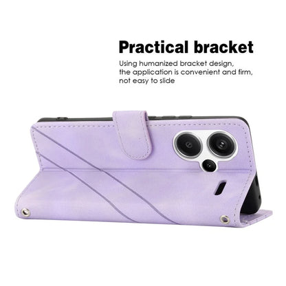 For Xiaomi Redmi Note 13 Pro+ 5G Case Imprinted Line Card Slots Shockproof Phone Cover
