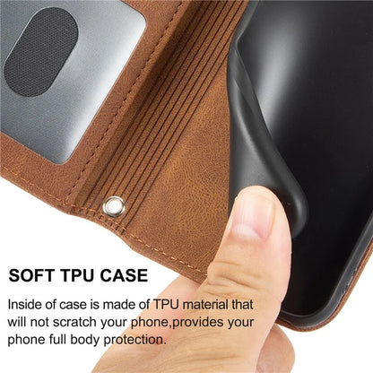 For Xiaomi Redmi Note 13 Pro 5G / Poco X6 5G Cover Soft PU Leather Imprinted Pattern Phone Case with Hand Strap