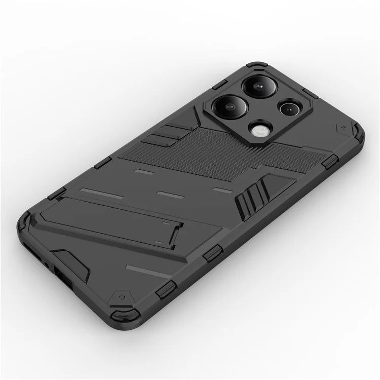 For Xiaomi Redmi Note 13 4G Phone Case Kickstand PC+TPU Drop-proof Back Shell