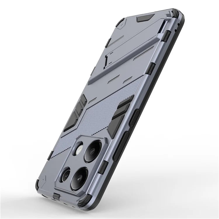 For Xiaomi Redmi Note 13 4G Phone Case Kickstand PC+TPU Drop-proof Back Shell
