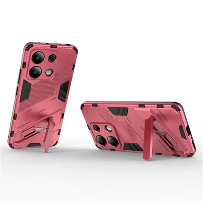 For Xiaomi Redmi Note 13 4G Phone Case Kickstand PC+TPU Drop-proof Back Shell