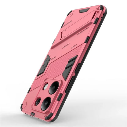 For Xiaomi Redmi Note 13 4G Phone Case Kickstand PC+TPU Drop-proof Back Shell