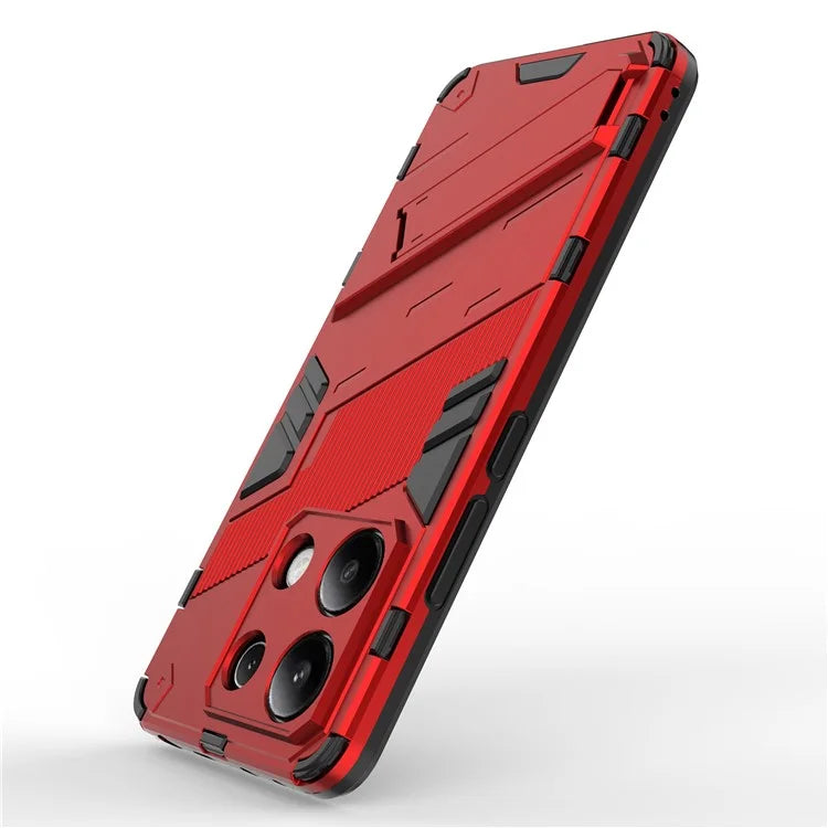 For Xiaomi Redmi Note 13 4G Phone Case Kickstand PC+TPU Drop-proof Back Shell