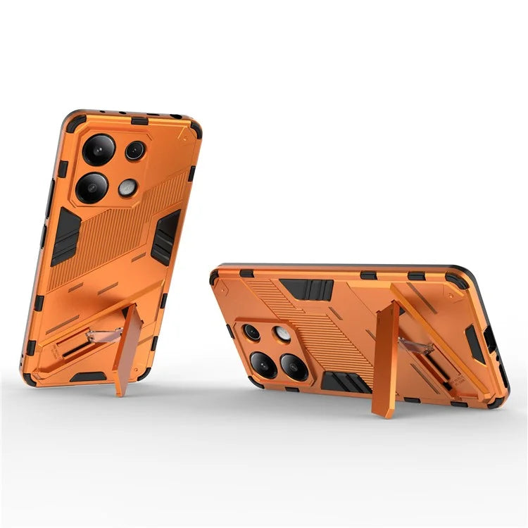 For Xiaomi Redmi Note 13 4G Phone Case Kickstand PC+TPU Drop-proof Back Shell