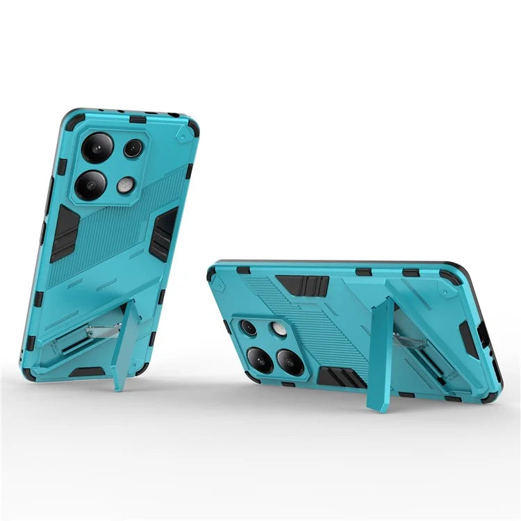 For Xiaomi Redmi Note 13 4G Phone Case Kickstand PC+TPU Drop-proof Back Shell