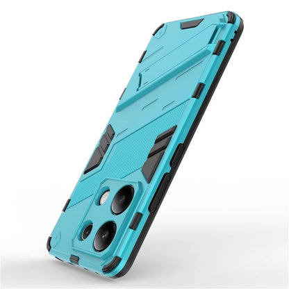 For Xiaomi Redmi Note 13 4G Phone Case Kickstand PC+TPU Drop-proof Back Shell