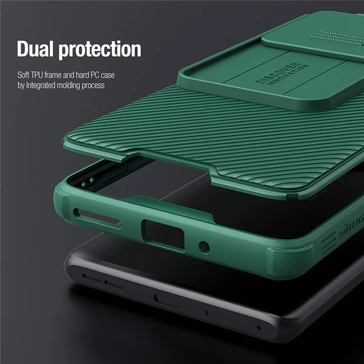 NILLKIN CamShield Pro Series For OnePlus Ace 3 5G / 12R 5G Phone Case Lens and Privacy Protection Back Shell