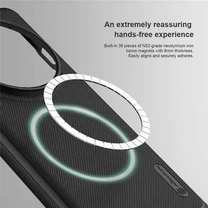 NILLKIN Frosted Shield Pro for Oppo Find X7 Ultra Magnetic Phone Case Hard PC+Soft TPU Cover