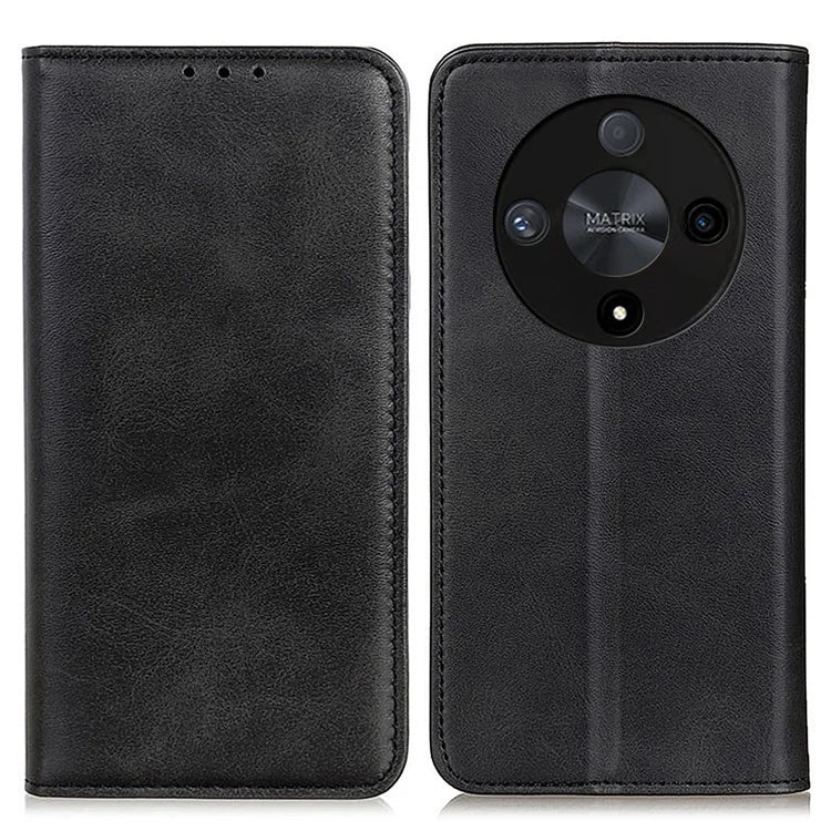 For Honor Magic6 Lite 5G / X9b 5G / X50 5G Cover Split Leather Magnetic Absorption Phone Case