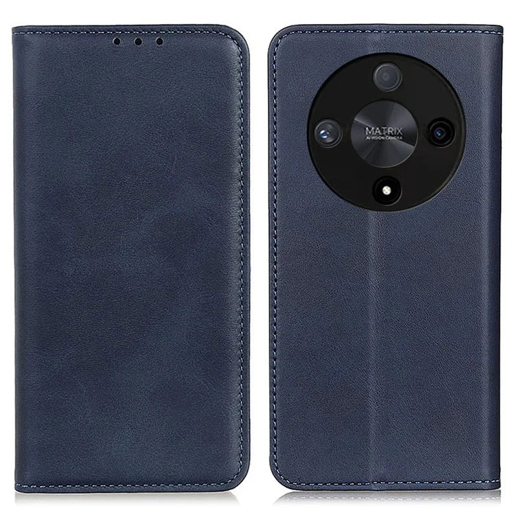 For Honor Magic6 Lite 5G / X9b 5G / X50 5G Cover Split Leather Magnetic Absorption Phone Case