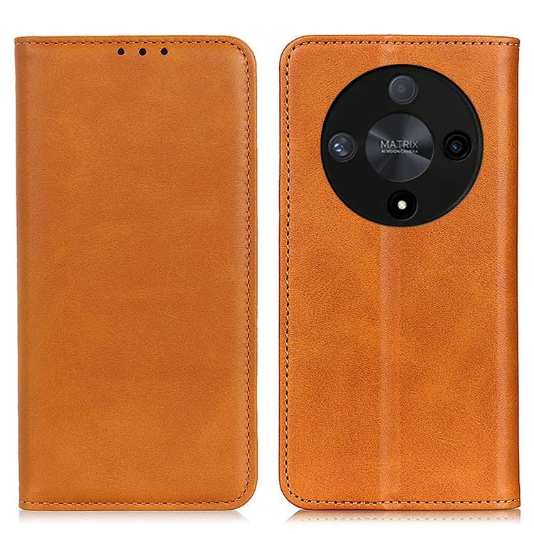 For Honor Magic6 Lite 5G / X9b 5G / X50 5G Cover Split Leather Magnetic Absorption Phone Case