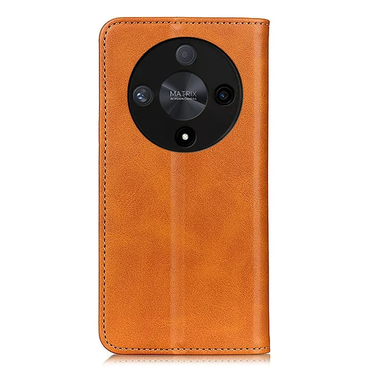 For Honor Magic6 Lite 5G / X9b 5G / X50 5G Cover Split Leather Magnetic Absorption Phone Case