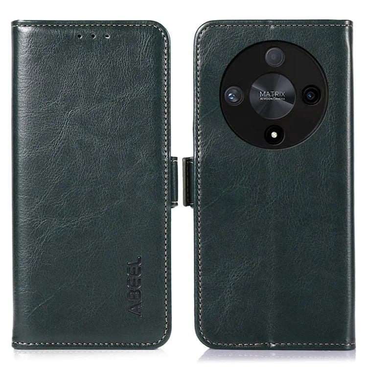 ABEEL For Honor Magic6 Lite 5G / X9b 5G / X50 5G Case PU Leather Folio Stand Phone Cover