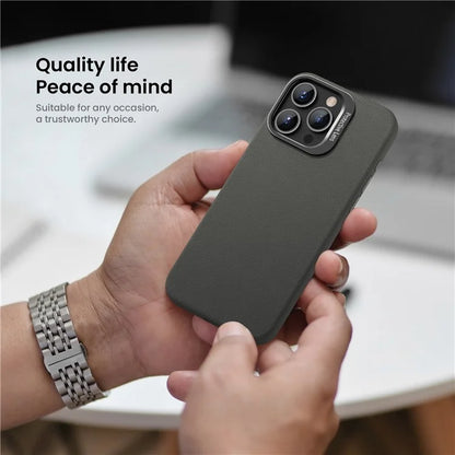 For iPhone 14 Pro Case Scratch-proof TPU+PC Phone Cover with Lens Frame Kickstand