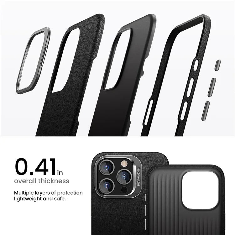 For iPhone 14 Pro Max Case Drop-proof TPU+PC Phone Shell with Kickstand