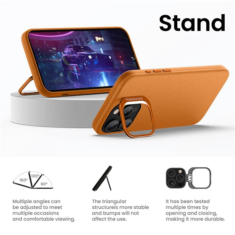 For iPhone 14 Pro Max Case Drop-proof TPU+PC Phone Shell with Kickstand