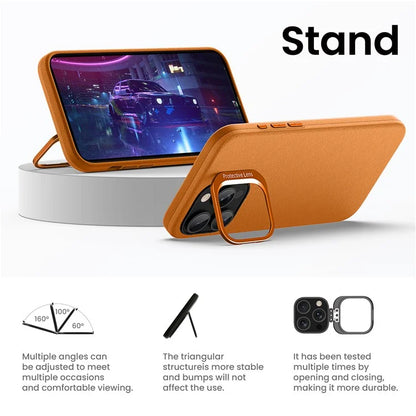 For iPhone 14 Pro Max Case Drop-proof TPU+PC Phone Shell with Kickstand