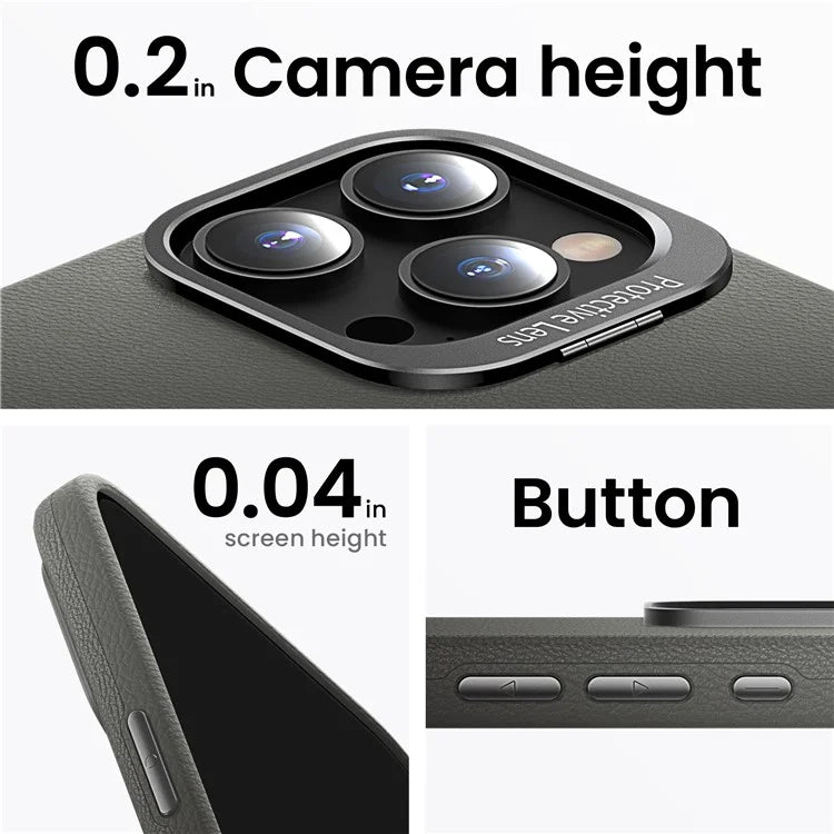 For iPhone 15 Pro Max Back Case TPU+PC Shock Absorbing Kickstand Phone Shell