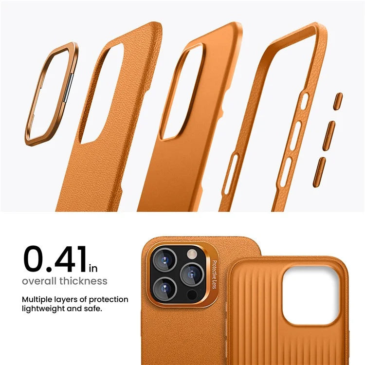 For iPhone 15 Pro Max Back Case TPU+PC Shock Absorbing Kickstand Phone Shell