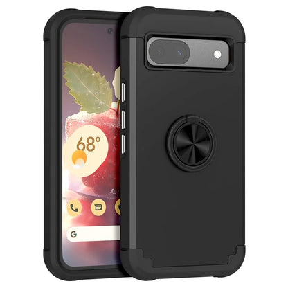 For Google Pixel 8a Case PC+TPU Slim-Fit Phone Back Cover Support Magnet Mount