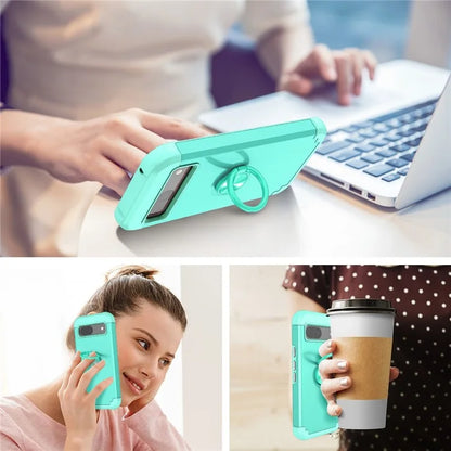 For Google Pixel 8a Case PC+TPU Slim-Fit Phone Back Cover Support Magnet Mount