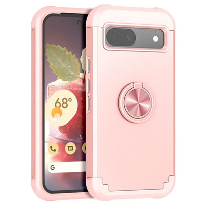 For Google Pixel 8a Case PC+TPU Slim-Fit Phone Back Cover Support Magnet Mount