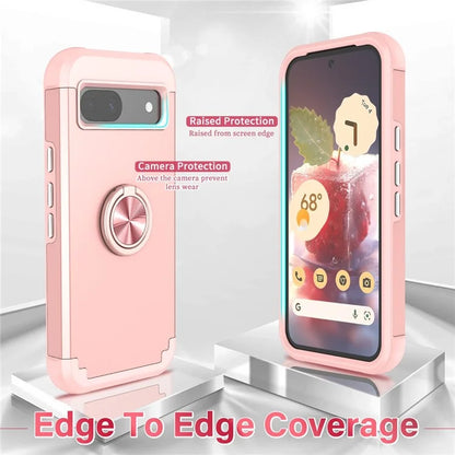 For Google Pixel 8a Case PC+TPU Slim-Fit Phone Back Cover Support Magnet Mount