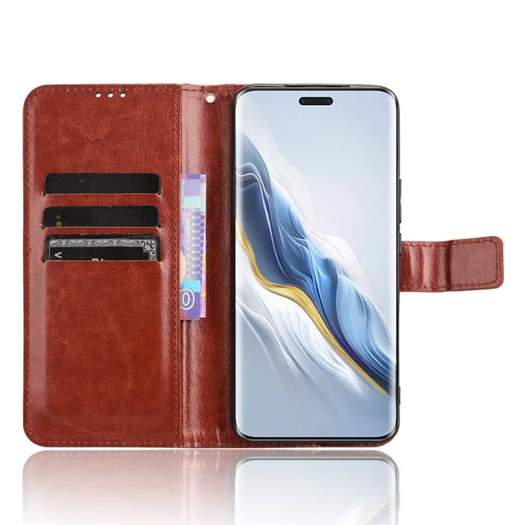 For Honor Magic6 Pro 5G Case Drop-proof Crazy Horse Texture Protective Shell