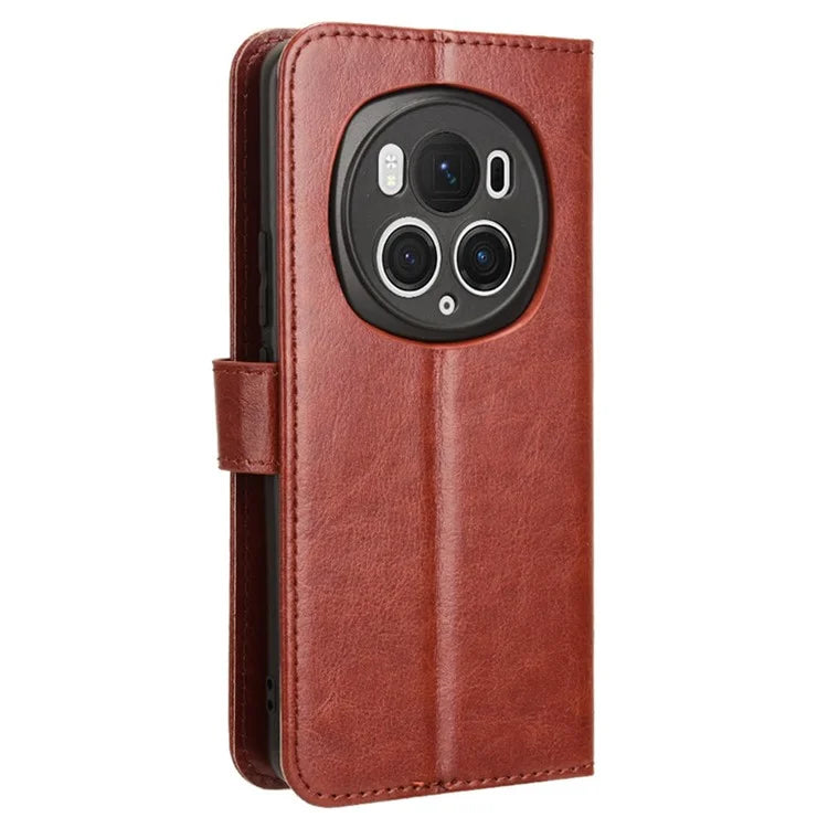 For Honor Magic6 Pro 5G Case Drop-proof Crazy Horse Texture Protective Shell