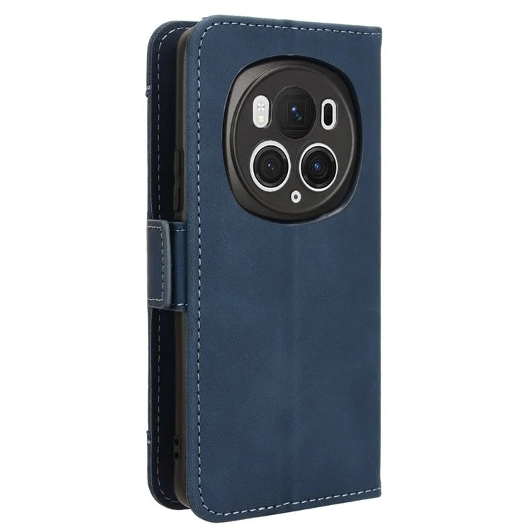 Leather Cover for Honor Magic6 Pro 5G Case Stand Multiple Card Slots Case