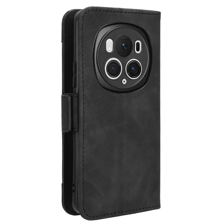 Leather Cover for Honor Magic6 Pro 5G Case Stand Multiple Card Slots Case