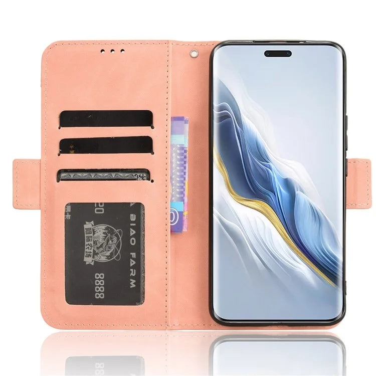 Leather Cover for Honor Magic6 Pro 5G Case Stand Multiple Card Slots Case