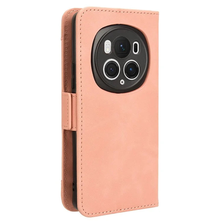 Leather Cover for Honor Magic6 Pro 5G Case Stand Multiple Card Slots Case