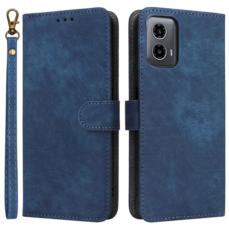 For Motorola Moto G34 5G Magnetic Phone Case RFID Blocking Leather Cover