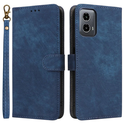 For Motorola Moto G34 5G Magnetic Phone Case RFID Blocking Leather Cover