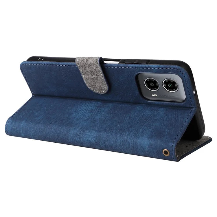 For Motorola Moto G34 5G Magnetic Phone Case RFID Blocking Leather Cover