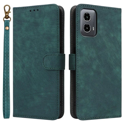 For Motorola Moto G34 5G Magnetic Phone Case RFID Blocking Leather Cover