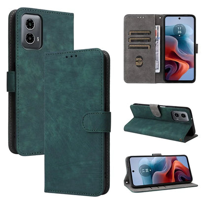 For Motorola Moto G34 5G Magnetic Phone Case RFID Blocking Leather Cover