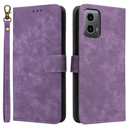 For Motorola Moto G34 5G Magnetic Phone Case RFID Blocking Leather Cover