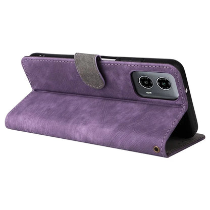 For Motorola Moto G34 5G Magnetic Phone Case RFID Blocking Leather Cover