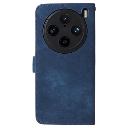 For vivo X100 Pro 5G Case Leather Flip Stand Phone Cover with RFID Blocking Function