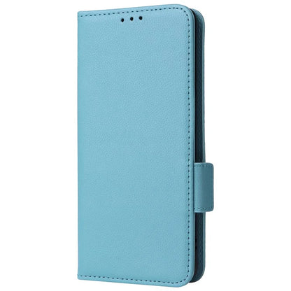 For vivo X100 Pro 5G  Case Card Slots Shockproof Phone Cover with Litchi Texture