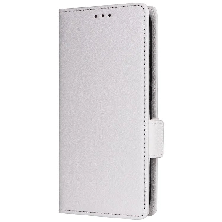 For TCL 502 Phone Cover Litchi Texture Wallet Case with Wrist Strap