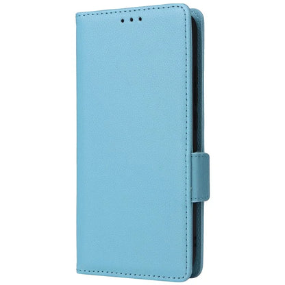 For TCL 502 Phone Cover Litchi Texture Wallet Case with Wrist Strap