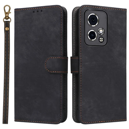 For Honor 90 GT 5G Case RFID Blocking Drop Protection Cover with Hand Strap