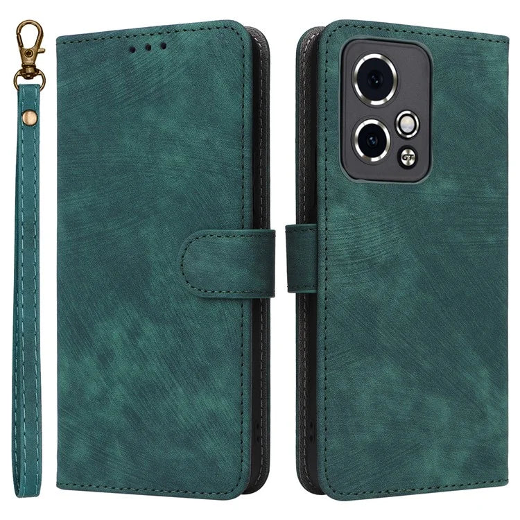 For Honor 90 GT 5G Case RFID Blocking Drop Protection Cover with Hand Strap