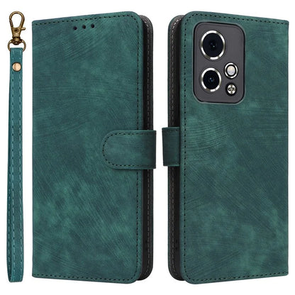 For Honor 90 GT 5G Case RFID Blocking Drop Protection Cover with Hand Strap