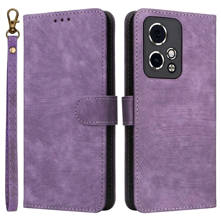 For Honor 90 GT 5G Case RFID Blocking Drop Protection Cover with Hand Strap