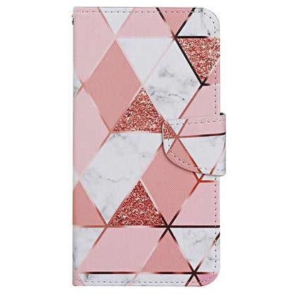 For Samsung Galaxy A25 5G (Global) (161.0 x 76.5 x 8.3mm) Case Pattern Print Cross Texture Cover